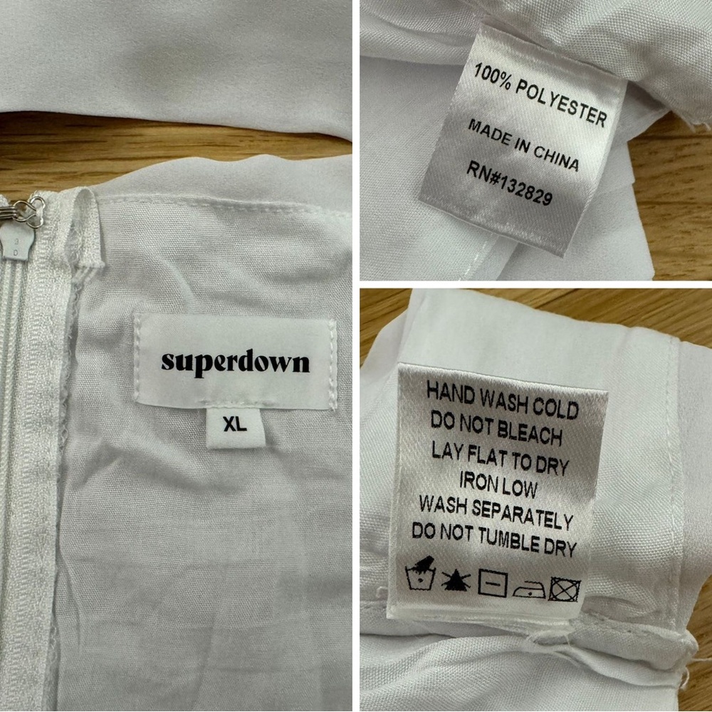 Superdown Harlie Halter Top in White - Picture 8 of 8